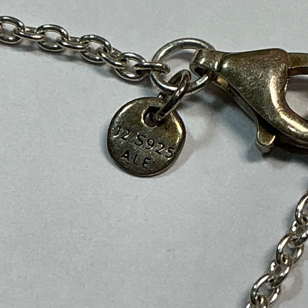 Authentic Pandora Loved Script Sterling Silver Ad… - image 4